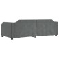 vidaXL Divano Letto con Letto Estraibile Grigio Scuro 80x200 Tessuto vidaXL Divano Letto con Letto Estraibile Grigio Scuro 80x200 Tessuto