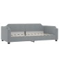 vidaXL Divano Letto con Letto Estraibile Grigio Chiaro 80x200 Tessuto