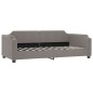 vidaXL Divano Letto Estraibile con Materassi Tortora 80x200 cm Tessuto vidaXL Divano Letto Estraibile con Materassi Tortora 80x200 cm Tessuto