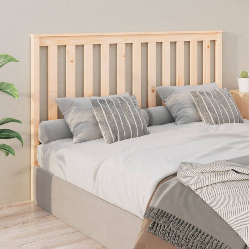 Testiera per Letto 166x6x101 cm in Legno Massello di Pino Testiera per Letto 166x6x101 cm in Legno Massello di Pino