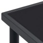 Tavolo da Pranzo per Esterni Antracite 150x90x74 cm in Acciaio Tavolo da Pranzo per Esterni Antracite 150x90x74 cm in Acciaio