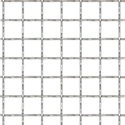 Recinzione in Rete Modulare in Acciaio Inox 100x85cm 11x11x2 mm