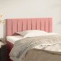 Testiera Rosa 100x5x78/88 cm in Velluto Testiera Rosa 100x5x78/88 cm in Velluto