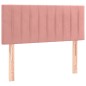 Testiera Rosa 100x5x78/88 cm in Velluto Testiera Rosa 100x5x78/88 cm in Velluto