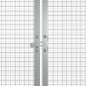 Gabbia per Polli Antracite 200x91x100 cm Acciaio Zincato Gabbia per Polli Antracite 200x91x100 cm Acciaio Zincato