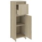 vidaXL Set Mobili da Bagno 4 pz Rovere Sonoma in Truciolato vidaXL Set Mobili da Bagno 4 pz Rovere Sonoma in Truciolato