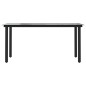 Tavolo Pranzo Giardino Nero 160x80x74 Acciaio e Vetro Temperato Tavolo Pranzo Giardino Nero 160x80x74 Acciaio e Vetro Temperato