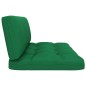 vidaXL Divano Centrale da Giardino Pallet Legno Pino Impregnato Verde vidaXL Divano Centrale da Giardino Pallet Legno Pino Impregnato Verde