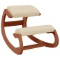 vidaXL Sedia Inginocchiatoio Crema 55x84x55 cm Compensato di Betulla vidaXL Sedia Inginocchiatoio Crema 55x84x55 cm Compensato di Betulla