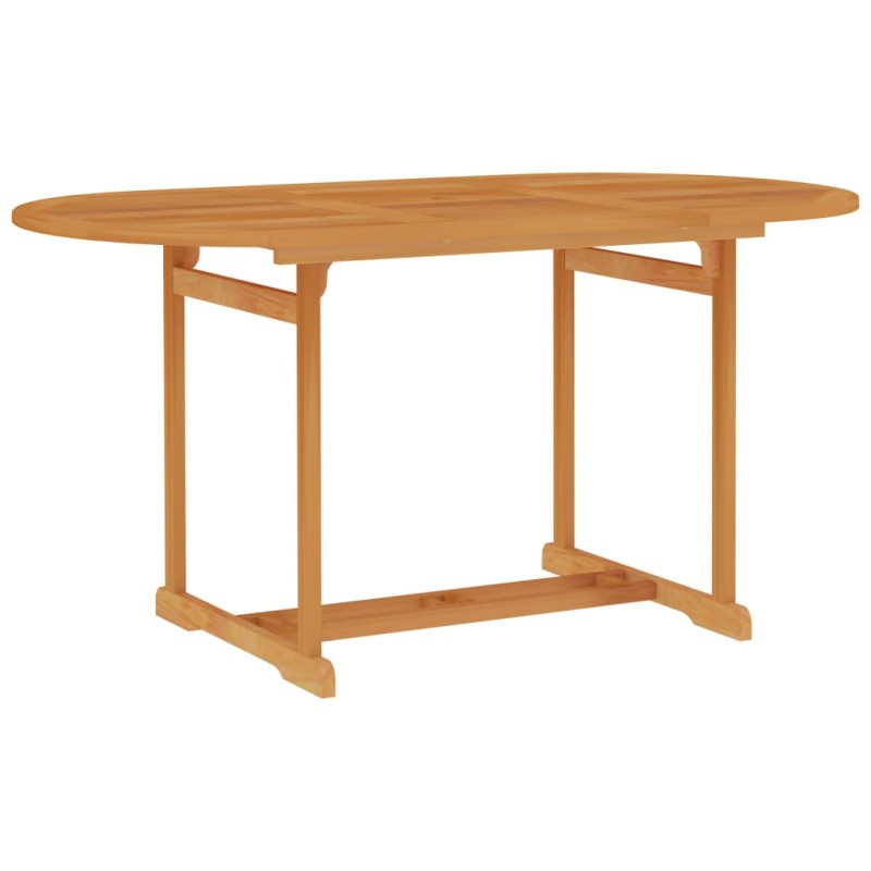 Tavolo da Giardino 150x90x75 cm in Legno Massello di Teak Tavolo da Giardino 150x90x75 cm in Legno Massello di Teak