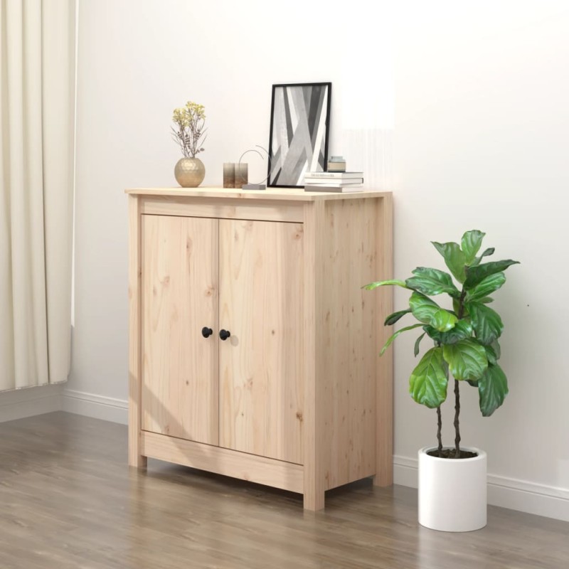 Credenza 70x35x80 cm in Legno Massello di Pino Credenza 70x35x80 cm in Legno Massello di Pino