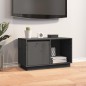 Mobile Porta TV Grigio 74x35x44 cm in Legno Massello di Pino Mobile Porta TV Grigio 74x35x44 cm in Legno Massello di Pino