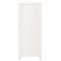 Credenza Bianca 70x35x80 cm in Legno Massello di Pino Credenza Bianca 70x35x80 cm in Legno Massello di Pino