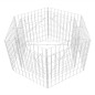 vidaXL Gabbione Letto Rialzato da Giardino Esagonale 100x90x50 cm vidaXL Gabbione Letto Rialzato da Giardino Esagonale 100x90x50 cm