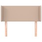 Testiera ad Orecchio Cappuccino 103x16x78/88 cm in Similpelle