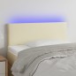 Testiera Crema a LED 100x5x78/88 cm in Similpelle Testiera Crema a LED 100x5x78/88 cm in Similpelle