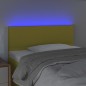 Testiera a LED Verde 80x5x78/88 cm in Tessuto Testiera a LED Verde 80x5x78/88 cm in Tessuto