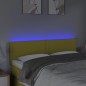 Testiera a LED Verde 144x5x78/88 cm in Tessuto Testiera a LED Verde 144x5x78/88 cm in Tessuto