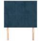 Testiera 2 pz Blu Scuro 80x5x78/88 cm in Velluto Testiera 2 pz Blu Scuro 80x5x78/88 cm in Velluto