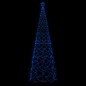 vidaXL Albero di Natale a Cono Blu 1400 LED 160x500 cm