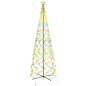 vidaXL Albero di Natale a Cono Colorato 1400 LED 160x500 cm