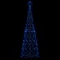 vidaXL Albero di Natale a Cono Blu 500 LED 100x300 cm