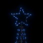 vidaXL Albero di Natale a Cono Blu 500 LED 100x300 cm
