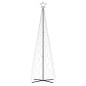 vidaXL Albero di Natale a Cono Bianco Freddo 500 LED 100x300 cm