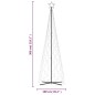 vidaXL Albero di Natale a Cono Bianco Freddo 500 LED 100x300 cm