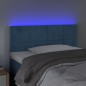 vidaXL Testiera a LED Blu Scuro 100x5x78/88 cm in Velluto vidaXL Testiera a LED Blu Scuro 100x5x78/88 cm in Velluto