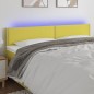 Testiera a LED Verde 200x5x78/88 cm in Tessuto Testiera a LED Verde 200x5x78/88 cm in Tessuto