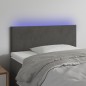 vidaXL Testiera a LED Grigio Scuro 80x5x78/88 cm in Velluto vidaXL Testiera a LED Grigio Scuro 80x5x78/88 cm in Velluto