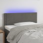 vidaXL Testiera a LED Grigio Scuro 80x5x78/88 cm in Velluto vidaXL Testiera a LED Grigio Scuro 80x5x78/88 cm in Velluto