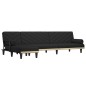 vidaXL Divano Letto a L Nero 260x140x70 cm in Tessuto vidaXL Divano Letto a L Nero 260x140x70 cm in Tessuto