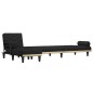 vidaXL Divano Letto a L Nero 260x140x70 cm in Tessuto vidaXL Divano Letto a L Nero 260x140x70 cm in Tessuto