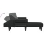 vidaXL Divano Letto a L Nero 260x140x70 cm in Tessuto vidaXL Divano Letto a L Nero 260x140x70 cm in Tessuto