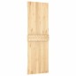 vidaXL Porta Scorrevole con Set Hardware 70x210 cm Legno Massello Pino vidaXL Porta Scorrevole con Set Hardware 70x210 cm Legno Massello Pino