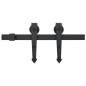 vidaXL Porta Scorrevole con Set Hardware 90x210 cm Legno Massello Pino vidaXL Porta Scorrevole con Set Hardware 90x210 cm Legno Massello Pino