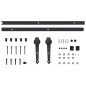 vidaXL Porta Scorrevole con Set Hardware 90x210 cm Legno Massello Pino vidaXL Porta Scorrevole con Set Hardware 90x210 cm Legno Massello Pino