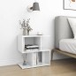 vidaXL Comodini 2 pz Bianco Lucido 50x30x51,5 cm in Truciolato vidaXL Comodini 2 pz Bianco Lucido 50x30x51,5 cm in Truciolato
