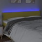 Testiera a LED Verde 180x5x78/88 cm in Tessuto Testiera a LED Verde 180x5x78/88 cm in Tessuto