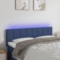 Testiera a LED Blu 144x5x78/88 cm in Tessuto Testiera a LED Blu 144x5x78/88 cm in Tessuto
