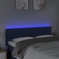 Testiera a LED Blu 144x5x78/88 cm in Tessuto Testiera a LED Blu 144x5x78/88 cm in Tessuto