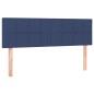 Testiera a LED Blu 144x5x78/88 cm in Tessuto Testiera a LED Blu 144x5x78/88 cm in Tessuto