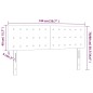vidaXL Testiera a LED Nera 144x5x78/88 cm in Similpelle vidaXL Testiera a LED Nera 144x5x78/88 cm in Similpelle