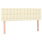 Testiera Crema a LED 144x5x78/88 cm in Similpelle Testiera Crema a LED 144x5x78/88 cm in Similpelle
