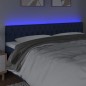 vidaXL Testiera a LED Blu 200x7x78/88 cm in Tessuto vidaXL Testiera a LED Blu 200x7x78/88 cm in Tessuto
