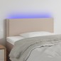 vidaXL Testiera Cappuccino a LED 90x5x78/88 cm in Similpelle vidaXL Testiera Cappuccino a LED 90x5x78/88 cm in Similpelle