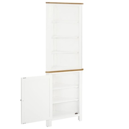 vidaXL Armadietto ad Angolo 59x36x180 cm in Massello di Rovere