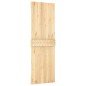 vidaXL Porta Scorrevole con Set Hardware 70x210 cm Legno Massello Pino vidaXL Porta Scorrevole con Set Hardware 70x210 cm Legno Massello Pino